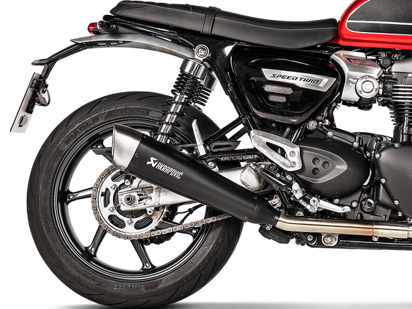 AKRAPOVIC S-T12SO2-HCQTBL Triumph Speed Twin / Thruxton RS (2020+) Slip-On Exhaust (titanium) – Accessories in the 2WheelsHero Motorcycle Aftermarket Accessories and Parts Online Shop