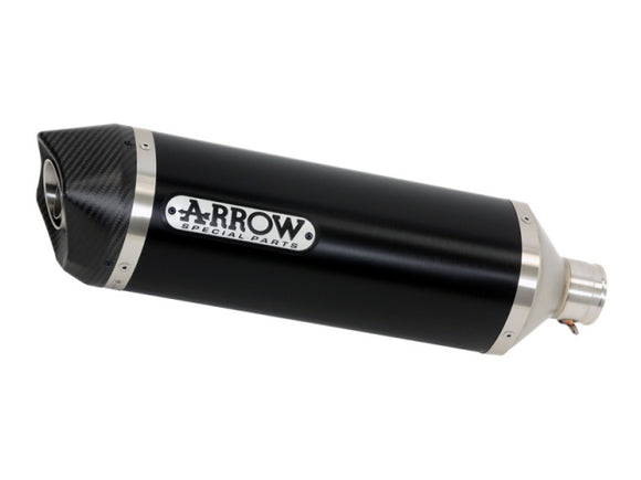 ARROW 71874AKN Kawasaki Z400 (2019+) Dark Aluminum Slip-on Exhaust 