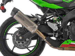 ARROW 71963PK Kawasaki ZX-4R (2024+) Titanium Slip-on Exhaust "Indy Race" – Accessories in the 2WheelsHero Motorcycle Aftermarket Accessories and Parts Online Shop