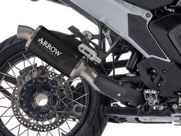 ARROW 72651AON BMW R1300GS (2023+) Black Aluminum Slip-on Exhaust 