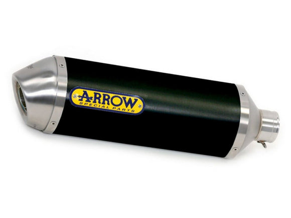 ARROW 72156PZ+72624AON KTM 690 SMC R (2021+) Dark Aluminum Slip-on Exhaust 