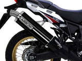 ARROW 72621AON Honda CRF1000L Africa Twin (2016+) Dark Aluminum Slip-on Exhaust "Maxi Race Tech" – Accessories in the 2WheelsHero Motorcycle Aftermarket Accessories and Parts Online Shop