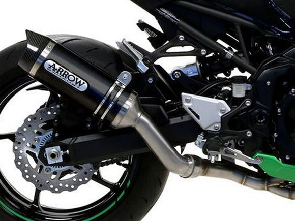 ARROW 71912AKN Kawasaki Z900 (2020+) Dark Aluminum Slip-on Exhaust 