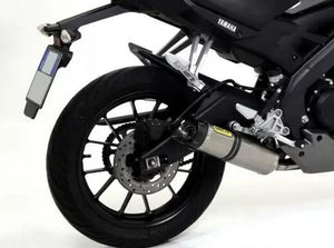 ARROW 51012MI+51513AO Yamaha MT125 (2014+) Aluminum Full Exhaust System "Competition Evo Thunder" (racing) – Accessories in the 2WheelsHero Motorcycle Aftermarket Accessories and Parts Online Shop