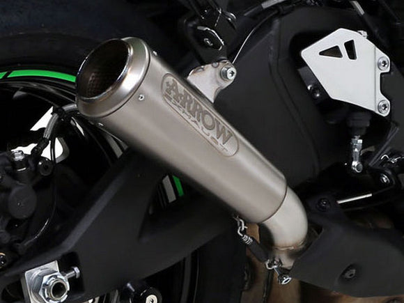 ARROW 71636MI+71841PR Kawasaki ZX10R (2016+) Titanium Slip-on Exhaust 