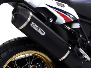 ARROW 72621AKN Honda CRF1000L Africa Twin (2016+) Dark Aluminum Slip-on Exhaust "Maxi Race Tech" – Accessories in the 2WheelsHero Motorcycle Aftermarket Accessories and Parts Online Shop