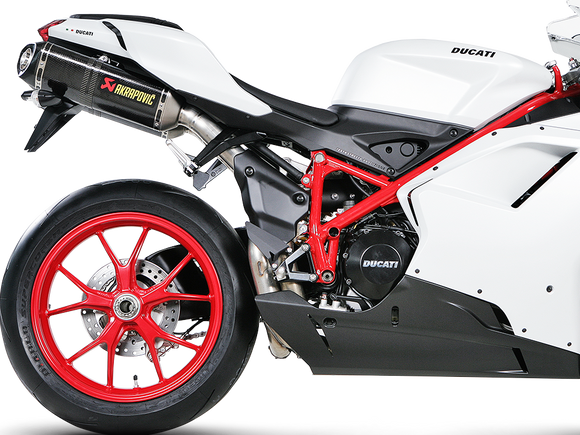 AKRAPOVIC S-D10SO3-ZC Ducati 848 (2010+) Slip-on Exhaust (carbon) – Accessories in the 2WheelsHero Motorcycle Aftermarket Accessories and Parts Online Shop