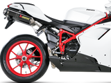 AKRAPOVIC S-D10SO3-ZC Ducati 1198 / 1198S (2011+) Slip-on Exhaust (carbon) – Accessories in the 2WheelsHero Motorcycle Aftermarket Accessories and Parts Online Shop