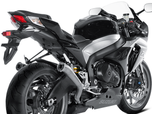 AKRAPOVIC SM-S10SO1T Suzuki GSX-R1000 (2011+) Slip-on Exhaust (titanium) – Accessories in the 2WheelsHero Motorcycle Aftermarket Accessories and Parts Online Shop