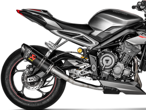 AKRAPOVIC S-T7SO2-APC Triumph Street Triple 765 S / R / RS (2019+) Slip-On Exhaust (carbon) – Accessories in the 2WheelsHero Motorcycle Aftermarket Accessories and Parts Online Shop