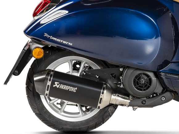 AKRAPOVIC S-VE125SO3-HZBL Vespa Primavera 125ie 3V (2022+) Slip-On Exhaust (SS) – Accessories in the 2WheelsHero Motorcycle Aftermarket Accessories and Parts Online Shop