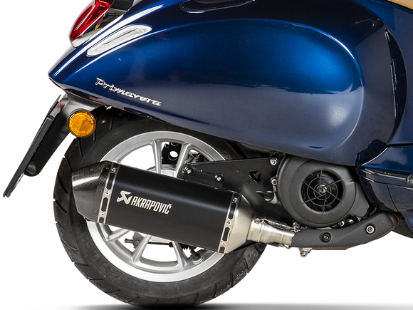 AKRAPOVIC S-VE125SO3-HZBL Vespa Sprint 150ie 3V (2022+) Slip-On Exhaust (SS) – Accessories in the 2WheelsHero Motorcycle Aftermarket Accessories and Parts Online Shop