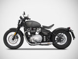 ZARD Triumph Bonneville Bobber 1200 (17/20) Double Stainless Steel Slip-on Exhaust – Accessories in the 2WheelsHero Motorcycle Aftermarket Accessories and Parts Online Shop