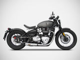 ZARD Triumph Bonneville Bobber 1200 (17/20) Double Stainless Steel Slip-on Exhaust – Accessories in the 2WheelsHero Motorcycle Aftermarket Accessories and Parts Online Shop