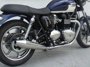 ZARD Triumph Bonneville T100 SE (08/16) Double Full Exhaust System "Conical" (racing) – Accessories in the 2WheelsHero Motorcycle Aftermarket Accessories and Parts Online Shop