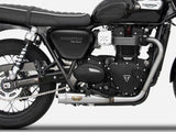 ZARD Triumph Bonneville T100 (17/20) Double Stainless Steel Slip-on Exhaust (racing) – Accessories in the 2WheelsHero Motorcycle Aftermarket Accessories and Parts Online Shop