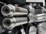 ZARD Triumph Boneville T120 (2021+) Full Stainless Steel Exhaust System (racing; high mount) – Accessories in the 2WheelsHero Motorcycle Aftermarket Accessories and Parts Online Shop