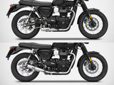 ZARD Triumph Bonneville T100 (2017+) Rear Exhaust Conversion Kit (OEM) – Accessories in the 2WheelsHero Motorcycle Aftermarket Accessories and Parts Online Shop