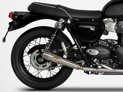 ZARD Triumph Bonneville T100 (2021+) Double Stainless Steel Slip-on Exhaust – Accessories in the 2WheelsHero Motorcycle Aftermarket Accessories and Parts Online Shop