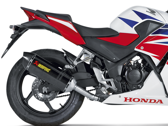 AKRAPOVIC S-H3SO3-RC Honda CBR300R (2016+) Slip-on Exhaust (carbon) – Accessories in the 2WheelsHero Motorcycle Aftermarket Accessories and Parts Online Shop