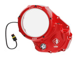 DBK DUCABIKE CCDVL10 Ducati Clear Clutch Cover "Evo LED" – Accessories in the 2WheelsHero Motorcycle Aftermarket Accessories and Parts Online Shop