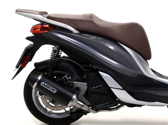 ARROW 53082MI+53535ANN Piaggio Medley 125/1510 S ABS (2020+) Aluminum Full Exhaust System 