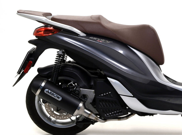 ARROW 53082KZ+53535ANN Piaggio Medley 125/1510 S ABS (2020+) Aluminum Full Exhaust System 