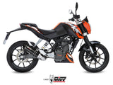 MIVV KT.009 KTM 125 / 200 DUKE ( 2011 / 16 ) Full System Exhaust "GP" ( carbon + cap; approved) – Accessories in the 2WheelsHero Motorcycle Aftermarket Accessories and Parts Online Shop