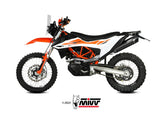 MIVV M.KT.031 KTM 690 Enduro R / SMC R (19/20) Slip-on Exhaust "STR-1" (black; approved) – Accessories in the 2WheelsHero Motorcycle Aftermarket Accessories and Parts Online Shop