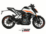 MIVV KT.025 KTM 125 / 390 DUKE ( 2021 / 23 ) Slip-on Exhaust "MK3" ( black; not approved) – Accessories in the 2WheelsHero Motorcycle Aftermarket Accessories and Parts Online Shop