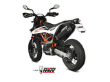MIVV M.KT.031 KTM 690 Enduro R / SMC R (19/20) Slip-on Exhaust "STR-1" (black; approved) – Accessories in the 2WheelsHero Motorcycle Aftermarket Accessories and Parts Online Shop