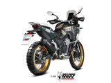 MIVV KO.002 KOVE 800 X ( 2024+ ) Slip-on Exhaust "Oval" (black + carbon cap; approved) – Accessories in the 2WheelsHero Motorcycle Aftermarket Accessories and Parts Online Shop