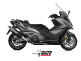 MIVV O.011 KYMCO AK 550 ( 2021+ ) Slip-on Exhaust "SR-1" (black titanium; approved) – Accessories in the 2WheelsHero Motorcycle Aftermarket Accessories and Parts Online Shop