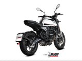 MIVV MM.002 MOTO MORINI SEIEMMEZZO STR ( 2022+ ) Slip-on Exhaust "Oval" (black + carbon cap; approved) – Accessories in the 2WheelsHero Motorcycle Aftermarket Accessories and Parts Online Shop