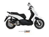 MIVV C.PG.0019 PIAGGIO BEVERLY 125 ( 2014 / 16 ) Full System(Kat) Exhaust "Urban" (stainless steel; approved) – Accessories in the 2WheelsHero Motorcycle Aftermarket Accessories and Parts Online Shop