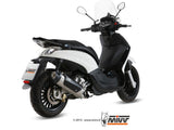 MIVV C.PG.0019 PIAGGIO BEVERLY 125 ( 2014 / 16 ) Full System(Kat) Exhaust "Urban" (stainless steel; approved) – Accessories in the 2WheelsHero Motorcycle Aftermarket Accessories and Parts Online Shop