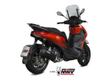 MIVV MV.PG.0005 PIAGGIO BEVERLY 400 ( 2021+ ) Slip-on Exhaust "Mover" (black; approved) – Accessories in the 2WheelsHero Motorcycle Aftermarket Accessories and Parts Online Shop