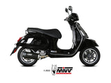 MIVV MV.PG.0008 PIAGGIO VESPA GTS / GTV 300 ( 2021+ ) Slip-on Exhaust "Mover" (black; approved) – Accessories in the 2WheelsHero Motorcycle Aftermarket Accessories and Parts Online Shop