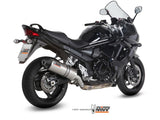 MIVV S.029 SUZUKI GSX 1250 FA ( 2009 / 16 ) Slip-on Exhaust "Oval" (titanium + carbon cap; approved) – Accessories in the 2WheelsHero Motorcycle Aftermarket Accessories and Parts Online Shop