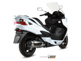 MIVV C.SU.0007 SUZUKI BURGMAN 400 ( 2006 / 16 ) Full System(Kat) Exhaust "Urban" (stainless steel; approved) – Accessories in the 2WheelsHero Motorcycle Aftermarket Accessories and Parts Online Shop