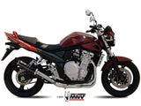 MIVV S.030 SUZUKI GSF 650 Bandit / GSX 650 F ( 2007 / 15 ) Slip-on Exhaust "GP" (carbon + cap; approved) – Accessories in the 2WheelsHero Motorcycle Aftermarket Accessories and Parts Online Shop