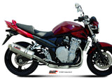 MIVV S.030 SUZUKI GSF 650 Bandit / GSX 650 F ( 2007 / 15 ) Slip-on Exhaust "Oval" (stainless steel; approved) – Accessories in the 2WheelsHero Motorcycle Aftermarket Accessories and Parts Online Shop