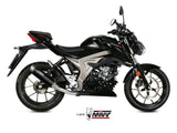 MIVV S.055 SUZUKI GSX-R / S 125 ( 2017 / 20 ) Full System Exhaust "GP Pro" (black; approved) – Accessories in the 2WheelsHero Motorcycle Aftermarket Accessories and Parts Online Shop