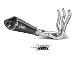 MIVV T.022 TRIUMPH TRIDENT 660 ( 2021+ ) Full System Exhaust "Delta Race" (black; approved) – Accessories in the 2WheelsHero Motorcycle Aftermarket Accessories and Parts Online Shop