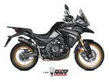 MIVV VO.003 VOGE VALICO 900 DSX ( 2024+ ) Slip-on Exhaust "Oval" (black + carbon cap; approved) – Accessories in the 2WheelsHero Motorcycle Aftermarket Accessories and Parts Online Shop