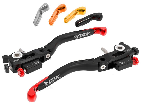 L38 - DBK Moto Guzzi V100 Mandello (2022+) / KTM Superduke 1390 (2024+) Double Adjusable Handlebar Levers 