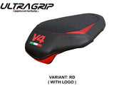 TAPPEZZERIA ITALIA Ducati Panigale V4 (2025+) Ultragrip Seat Cover "Argenta Pass" – Accessories in the 2WheelsHero Motorcycle Aftermarket Accessories and Parts Online Shop