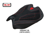 TAPPEZZERIA ITALIA Ducati Panigale V4 (2025+) Velvet Seat Cover "Argenta" – Accessories in the 2WheelsHero Motorcycle Aftermarket Accessories and Parts Online Shop