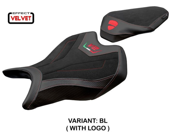 TAPPEZZERIA ITALIA Ducati Panigale V2 (2025+) Velvet Seat Cover 