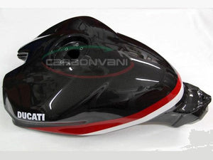 CARBONVANI Ducati Panigale (12/19) Carbon Fuel Tank Cover (Ducati Corse) – Accessories in the 2WheelsHero Motorcycle Aftermarket Accessories and Parts Online Shop